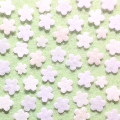 Tiny felt die - 50+, cut