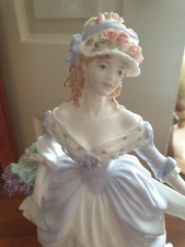 Lavender sweet lavender figurine. Coalport