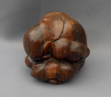 Hand carved wooden - , weeping