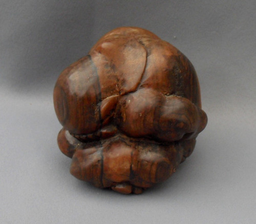 Hand carved wooden weeping - carved,