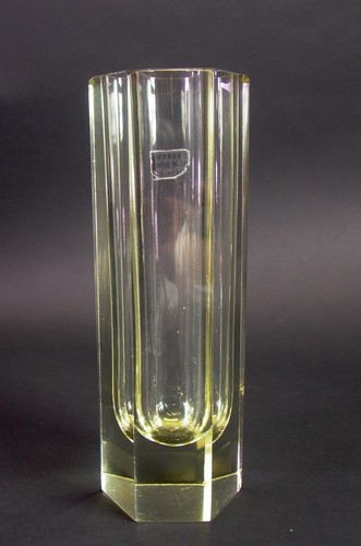 Solid murano block vase - block,