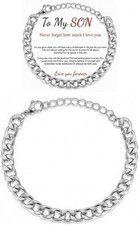 Men's Cuban Chain Silver Bracelet 6mm 22cm Long Men Jewellery Jewelry Iced Out