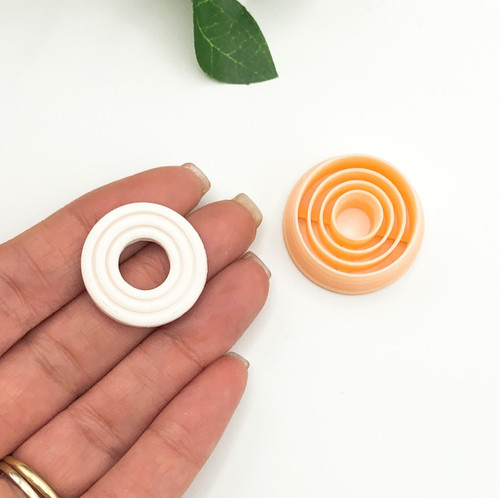 Circle clay cutter - clay, •