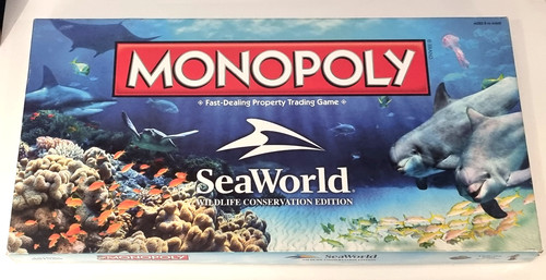 Monopoly seaworld board game - seaworld,