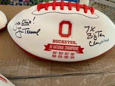 Coach Jim Tressel Signed Ohio