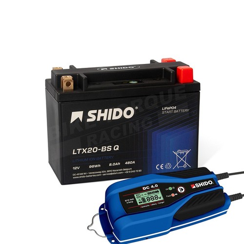 Shido lithium battery and dc4 - shido,