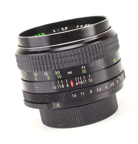 Chinon 55mm manual focus - f1.7,