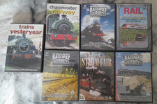 Seven Railway DVD's- Steam-Railway-Journeys-Trains-
