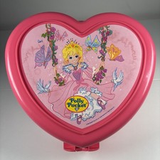 Bluebird Polly Pocket Lunch Box 1993 Heart Shaped Vintage Mattel Original Rare