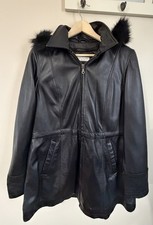 Covington Black Leather Long