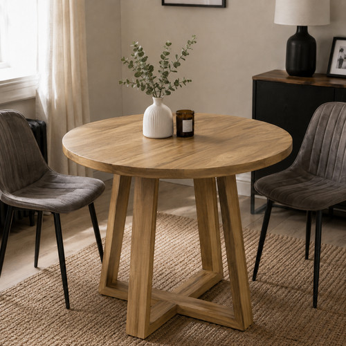 Round dining table 80cm - round,