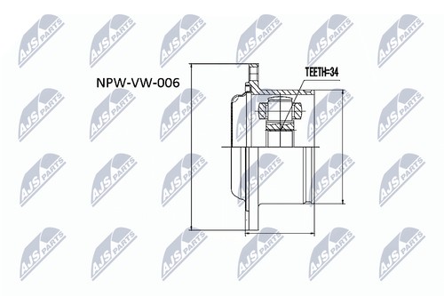 For nty npw 006 inner - nty, cv