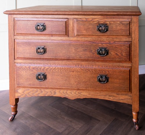Arts crafts tiger oak - tiger, chest