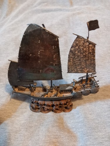 Antique chinese junk boat - chinese,