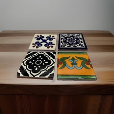 Mexican Tile Coasters Set of 4