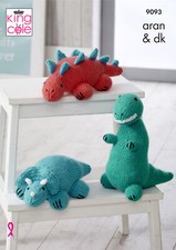 Dinosaur Knitting Pattern King