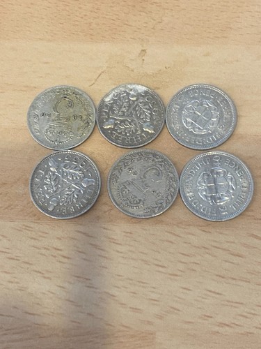 George v1 x 2 silver - 4, &