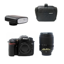 Nikon D7500 + 18-140mm Lens + Kamkorda Bag + Flash UK Next Day Delivery