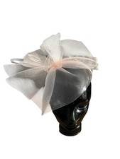 Monsoon Accessorize Hat Pink Mesh Bow Fascinator Headband RRP £30