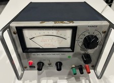 Farnell AC DC Millivoltmeter TM2  - working