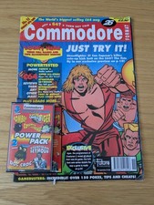 Commodore Format Issue #26 Nov 1992 inc. Power Pack cassette C64 Streetfighter 2
