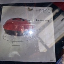 Argos Home Charcoal Portable Round BBQ - Red