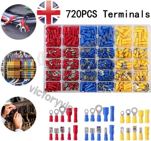 720pcs assorted insulated - assorted,