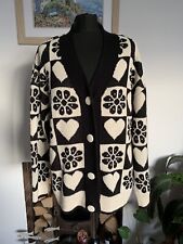 Zara Oversized Ecru Jacquard