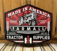 Farmall Sign IH Tractor