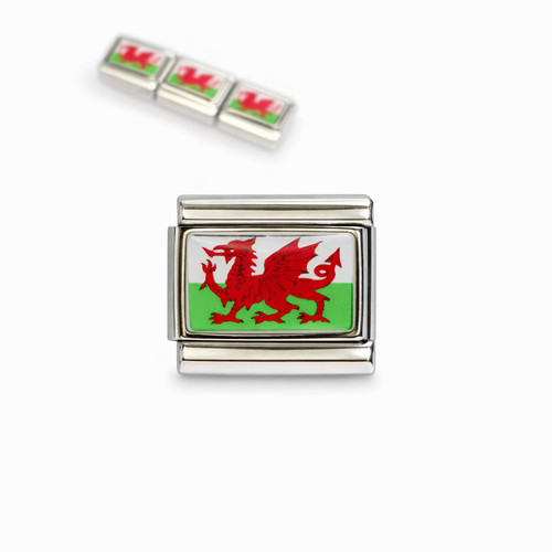 Wales flag italian - italian, charm