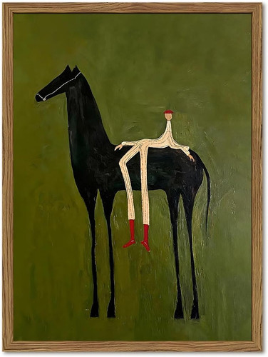 Abstract western cowboy wall - western,