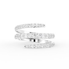 18K Yellow Gold Modern Open