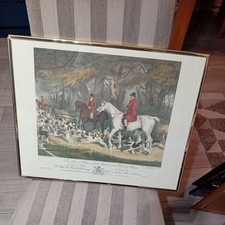 Framed Hunting Print William