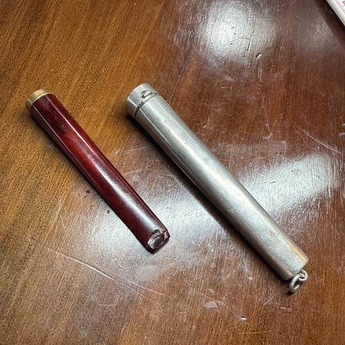 Antique silver cheroot - silver,