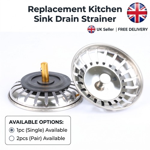 Stainless steel replacement - 2x,