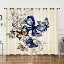 Beautiful Butterfly Curtains