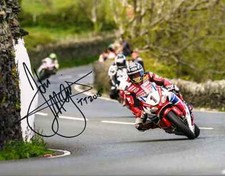 John McGuinness - 2015 Isle of Man TT Autographed 10 x 8 Picture.