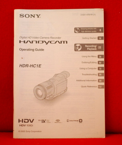 Sony instruction manual - instruction,