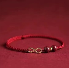 Red String Infinity Bracelet