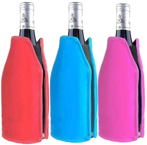 Bottle cooler sleeve - slip, on