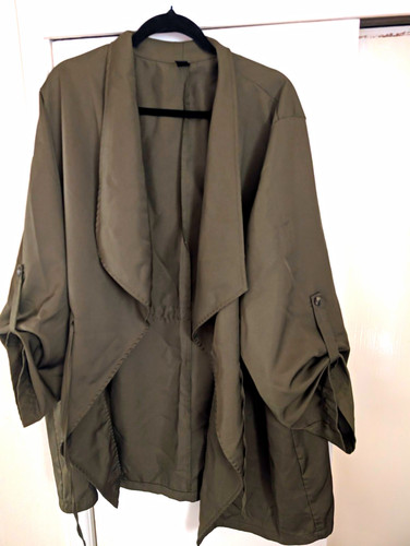 Womens green open - green,