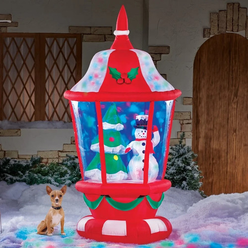 Lighted snowman in - ft,