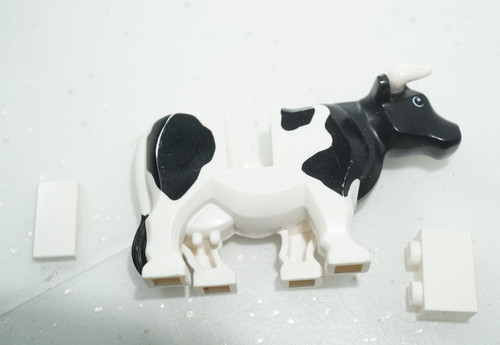 Lego cow friesian black spots - lego,