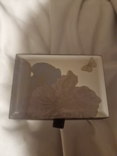 Floral mirrored trinklet box - floral,