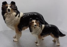 Vintage Coopercraft Sheltie Dog Figures (BS/C/71A & RE 1G) : Made in England