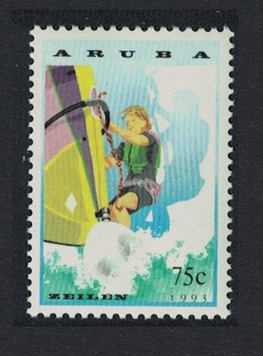 Sailboard aruba 1993 - aruba, mnh
