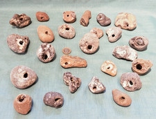 25 x Rare Natural Hag Stones. Pagan/wicca/wishes/holey/lucky stones   .. XX25