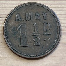 Antique Market Token - A. May