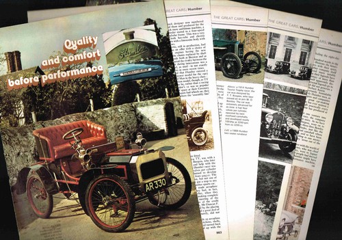 Old humber cars auto history - old,