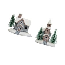 Christmas Village House Snowy